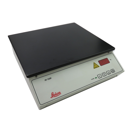 Leica HI1220 Manual De Instrucciones