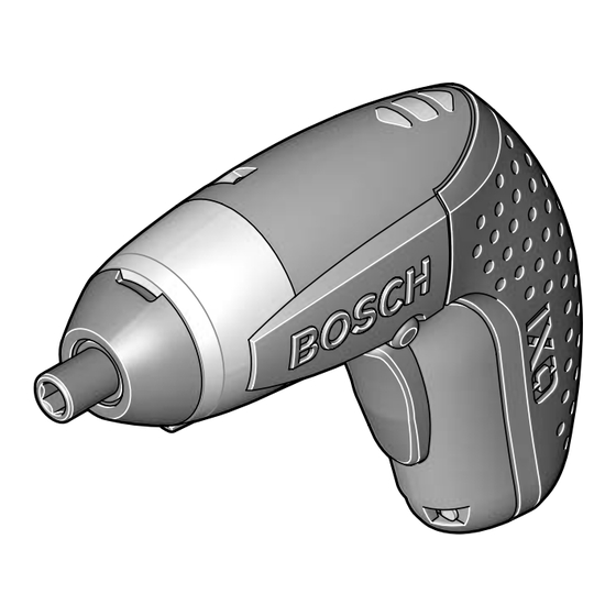 Bosch IXO Instrucciones De Servicio