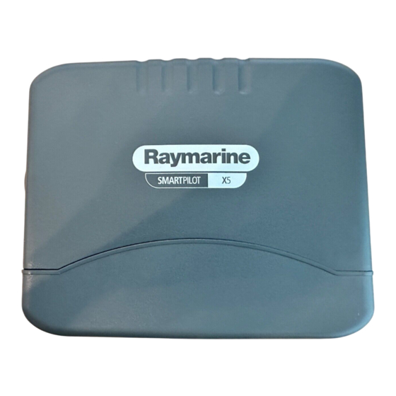 Raymarine SmartPilot X-5 Guía De Manejo Del Piloto De Rueda