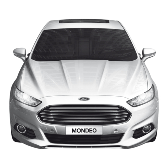 Ford MONDEO 2017 Manual Del Propietário
