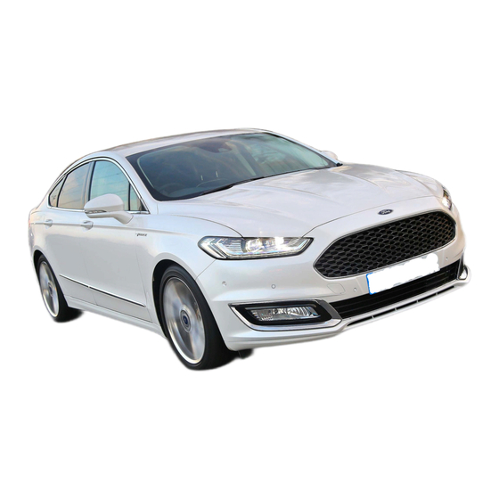 Ford MONDEO 2017 Manual Del Propietário