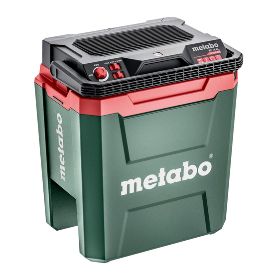 Metabo KB 18 BL Manual Original