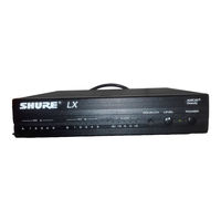 Shure LX Wireless System Guia Del Usuario