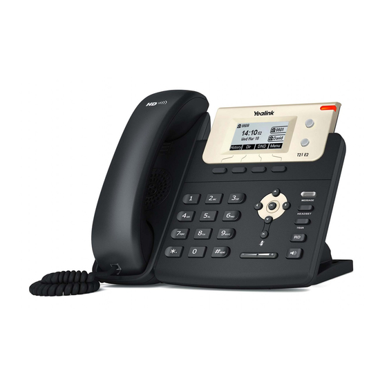 Yealink SIP-T21 E2 Guia De Inicio Rapido
