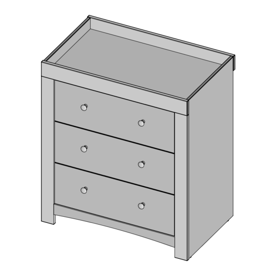 EAST COAST Fontana Dresser FNTK231 Instrucciones De Montaje Y Cuidado