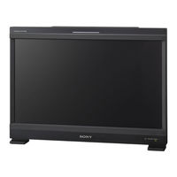 Sony TRIMASTER EL BVM-E250 Manual Del Usuario
