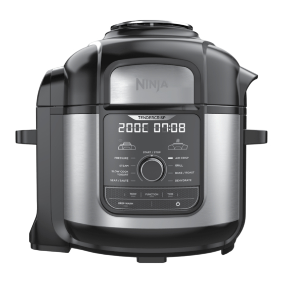 Ninja FOODI MAX TENDERCRISP OP500EU Serie Manual Del Usario