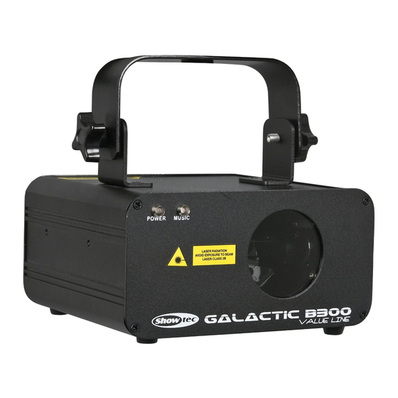 SHOWTEC Galactic B300 Manual Del Usuario