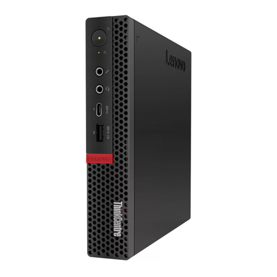 Lenovo ThinkCentre M920q 10RR Guía Del Usuario Y Manual De Mantenimiento De Hardware