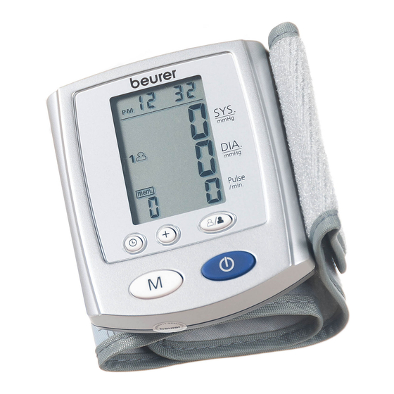 Beurer medical BC 08 Instrucciones Para El Uso