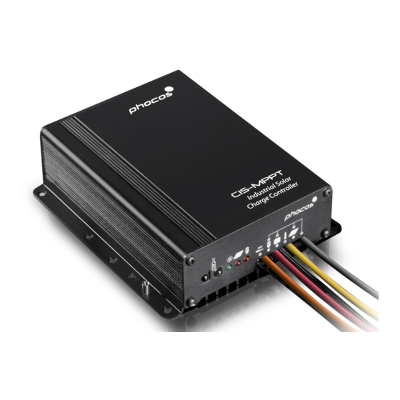 Phocos CIS-MPPT 85/20 Manual Del Usuario