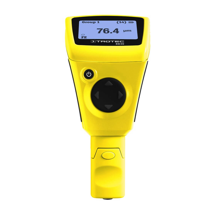 Trotec BB30 Manual De Instrucciones