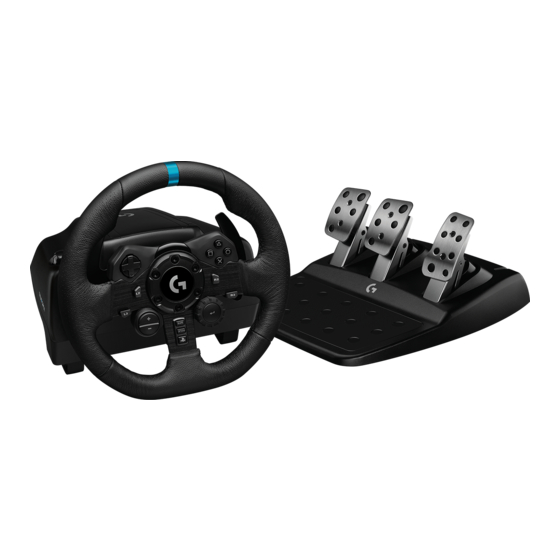 Logitech TRUEFORCE G923 Manuales