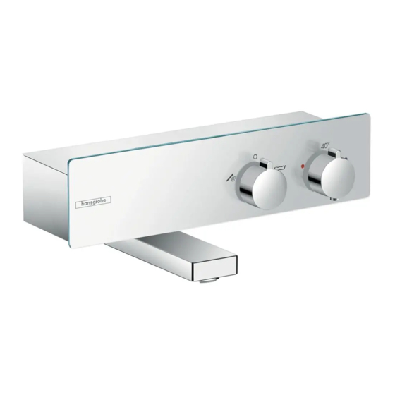 Hansgrohe ShowerTablet 350 13102 Serie Modo De Empleo/Instrucciones De Montaje