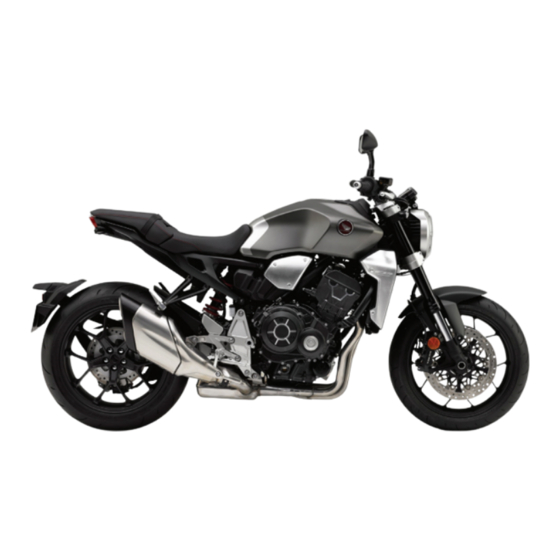 Honda CB1000RA Manual Del Propietário
