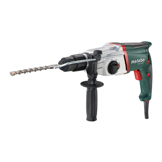 Metabo KHE 2650 Instrucciones De Manejo