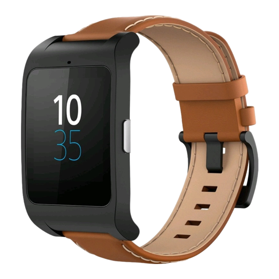 Sony SmartWatch 3 SWR50 Manuales