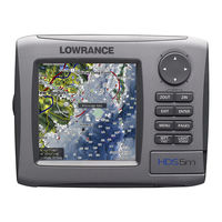Lowrance HDS-5m Guia De Inicio Rapido