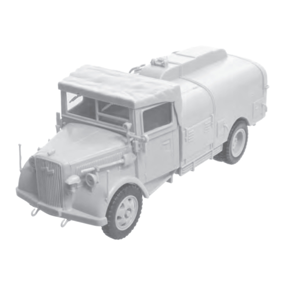 Italeri Opel Blitz Tankwagen Kfz. 385 Manuales