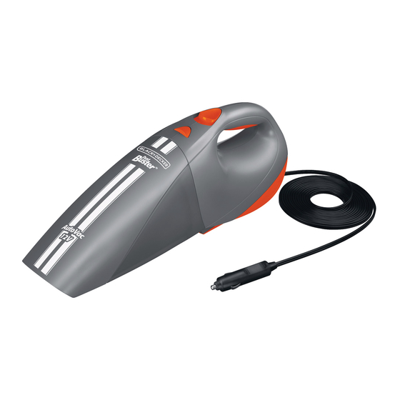 Black and Decker AV1500LA Manual De Instrucciones