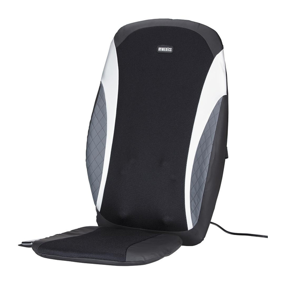 HoMedics 8-NODE SHIATSU PLUS Manual De Instrucciones E Información De Garantía