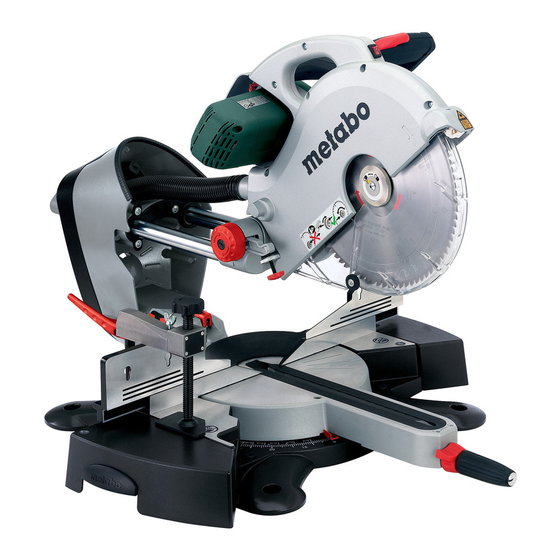 Metabo KGS 254 Plus Manuales