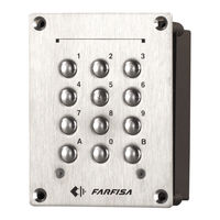 FARFISA INTERCOMS FC32P Guia De Inicio Rapido