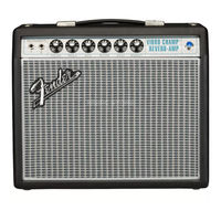 Fender 68 Custom Vibro Champ Reverb-amp Manual De Instrucciones