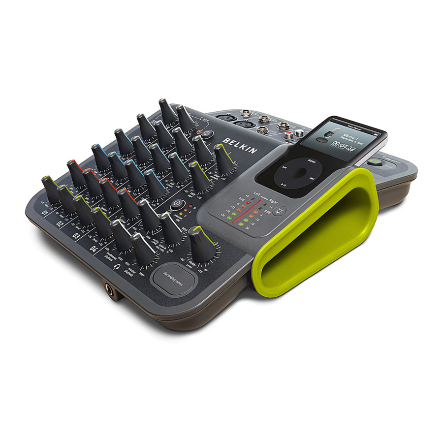 Belkin TUNESTUDIO Manual Del Usuario