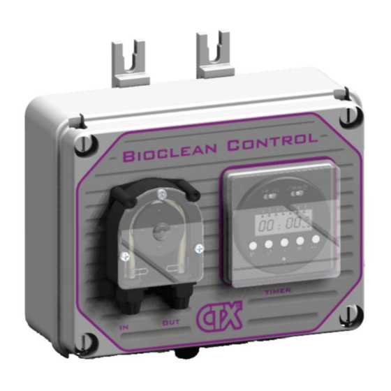 CTX BIOCLEAN CONTROL Serie Manual De Instrucciones