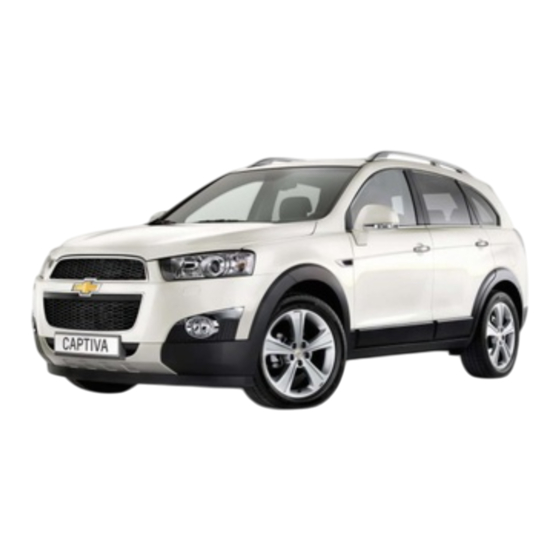 Chevrolet Captiva 2014 Guia Del Propietario