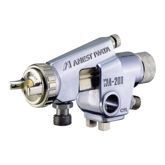 Anest Iwata WA-200 Manual Del Usuario