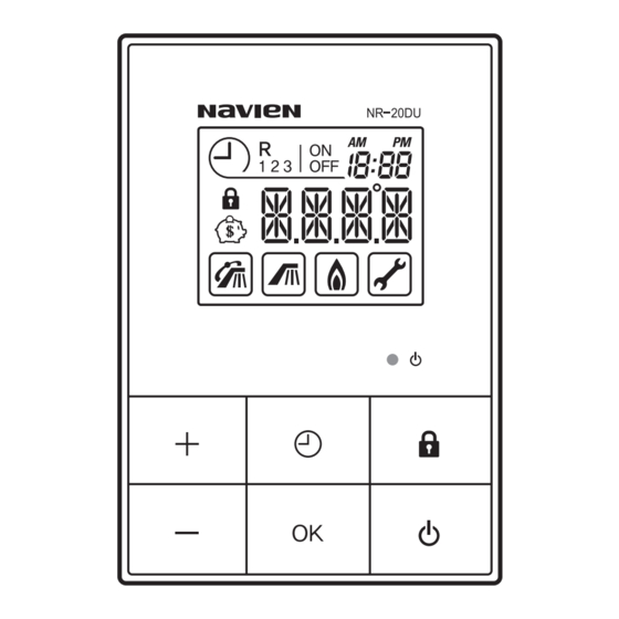 Navien NR-20DU Manual Del Usuario