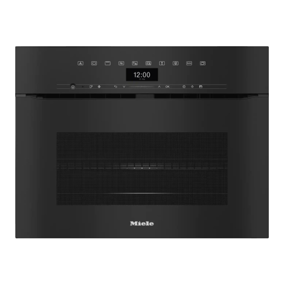 Miele H 7440 BMX Instrucciones De Manejo Y Montaje