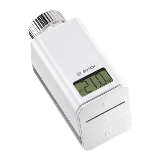Bosch Thermostat AA Guia De Inicio Rapido