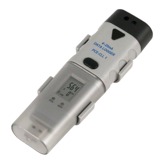 PCE Instruments PCE-CLL 1 Manual De Instrucciones