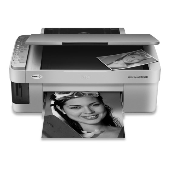 Epson Stylus CX3500 Guía De Referencia Rápida