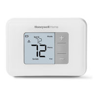 Honeywell Home RTH5160 Serie Guía De Instalación Rápida