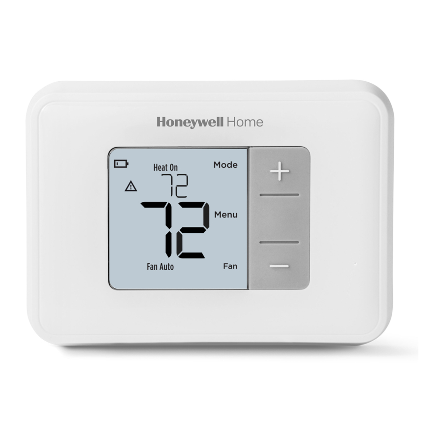 Honeywell Home RTH5160 Serie Manuales