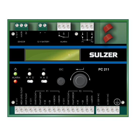Sulzer PC 111 Manual De Instalación E Instrucciones