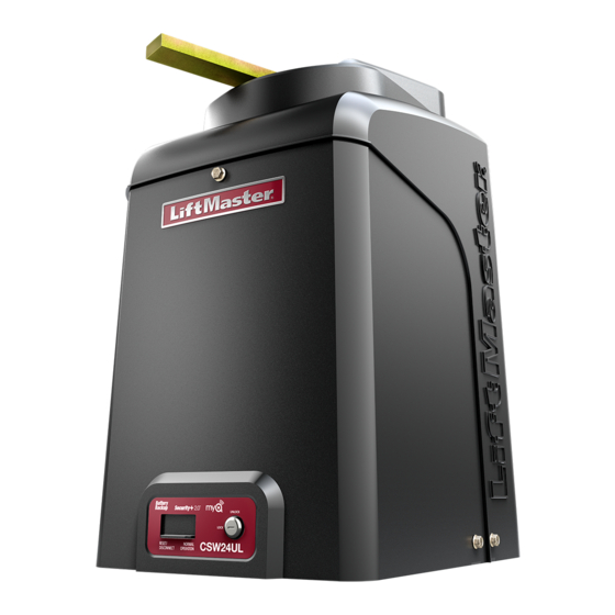 LiftMaster CSW24UL ELITE Serie Manuales