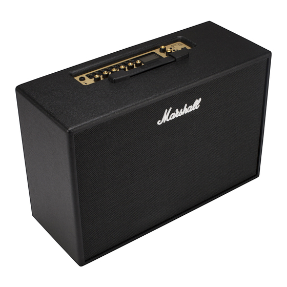 Marshall CODE 100 Manuales