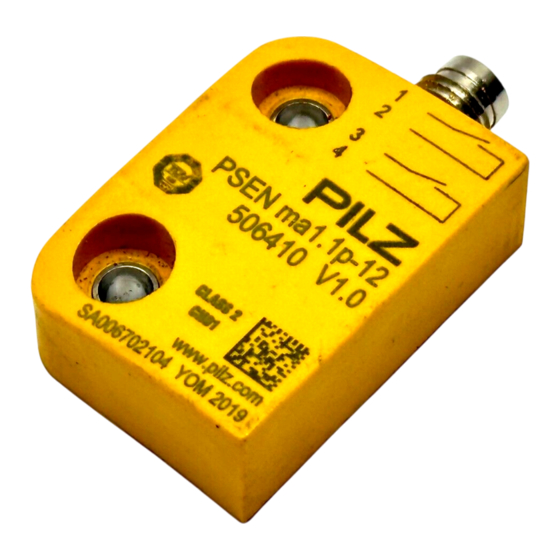 Pilz PSEN ma1.1p-12 Manual De Instrucciones