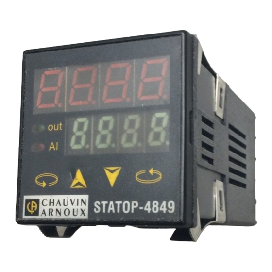 Chauvin Arnoux Statop 4849 Manual De Instrucciones