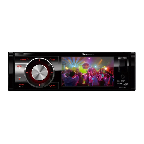 Pioneer DVH-875AVBT Manual De Instrucciones