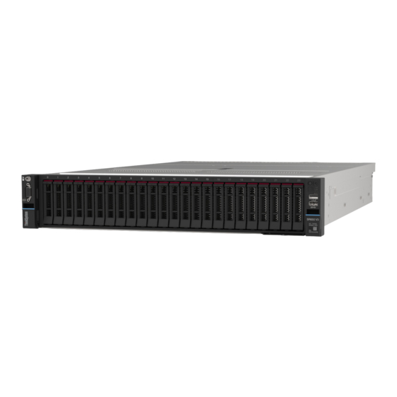Lenovo ThinkSystem SR650 V3 7D75 Guia Del Usuario