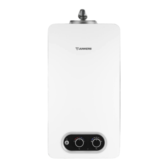 Junkers Hydro 4200 WR 10/14-4 KB Instrucciones De Instalacion Y De Uso
