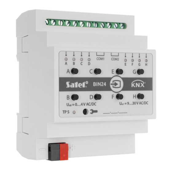 Satel KNX-BIN24 Manual Del Usuario