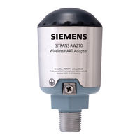 Siemens SITRANS AW210 Manual Del Usuario