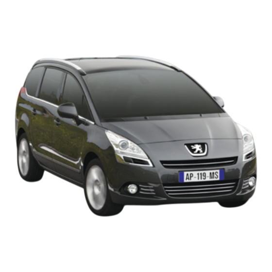 PEUGEOT 5008 2012 Guía De Utilización